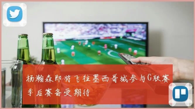 杨瀚森即将飞往墨西哥城参与G联赛季后赛备受期待